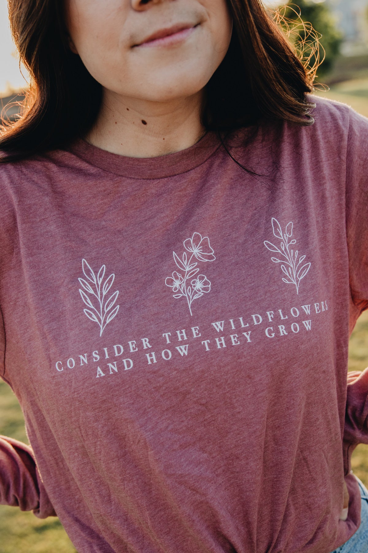 Consider the Wildflowers Long Sleeve Tee
