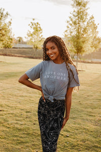 Love One Another Embroidered Tee