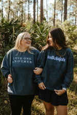Load image into Gallery viewer, Love One Another Corded Sweatshirt
