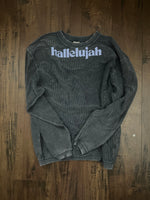 Load image into Gallery viewer, Hallelujah Corded Sweatshirt IMPERFECTIONS SALE

